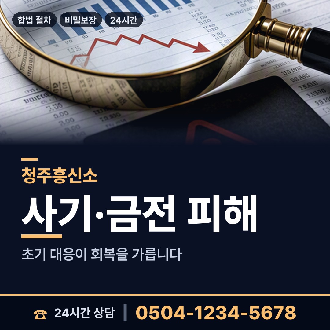 청주 사창동 민간조사업체 상담 안내
